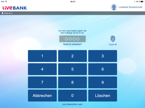 LiveBANK - náhled