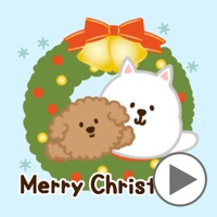 Dogs Animated Sticker for Xmas