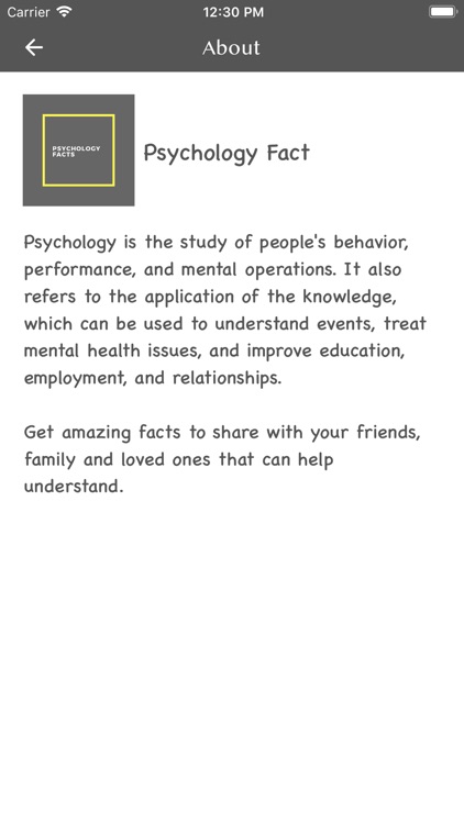 Psychology Fact screenshot-7