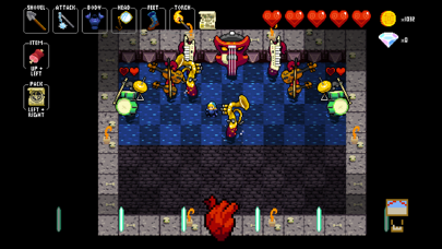 Screenshot from Crypt of the NecroDancer