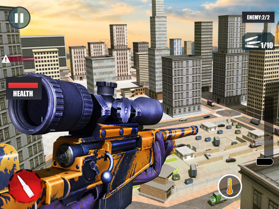 市 スナイパー シューター 銃 ゲームのおすすめ画像2