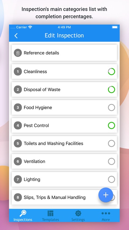 OnSite Checklist - Auditing