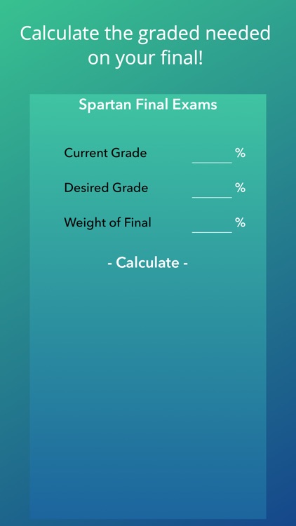 Spartan Final Exams