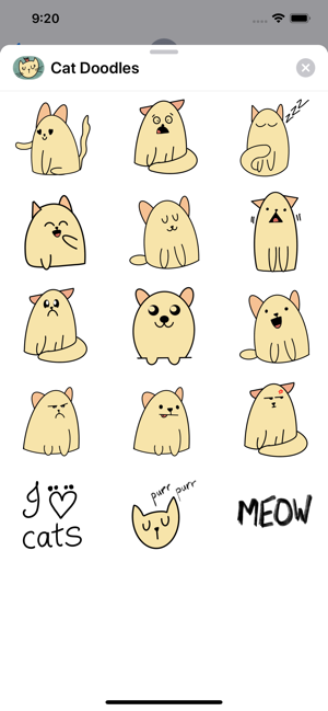 Cat Doodle Stickers(圖1)-速報App