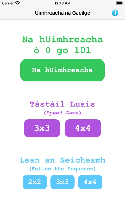 Uimhreacha: Numbers in Irish