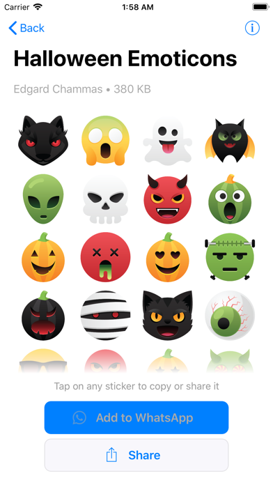 Halloween Sticker Art screenshot 2