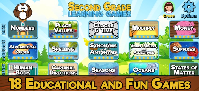 Second Grade Learning Games(圖1)-速報App