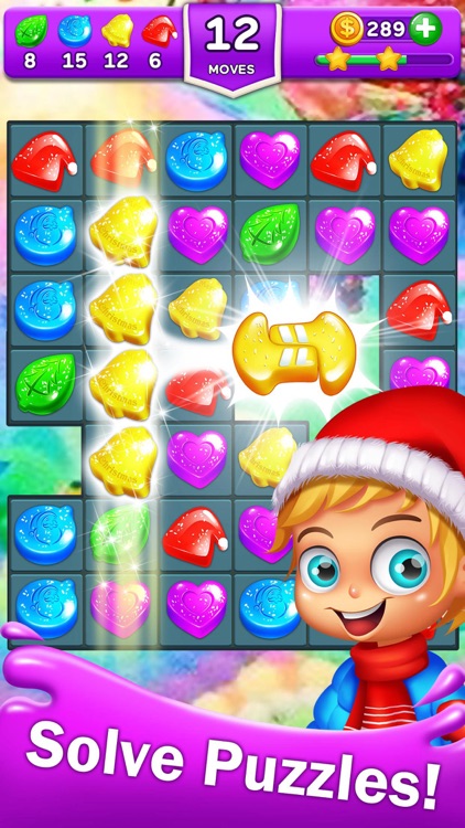 Sweet Splash - Christmas Match screenshot-3