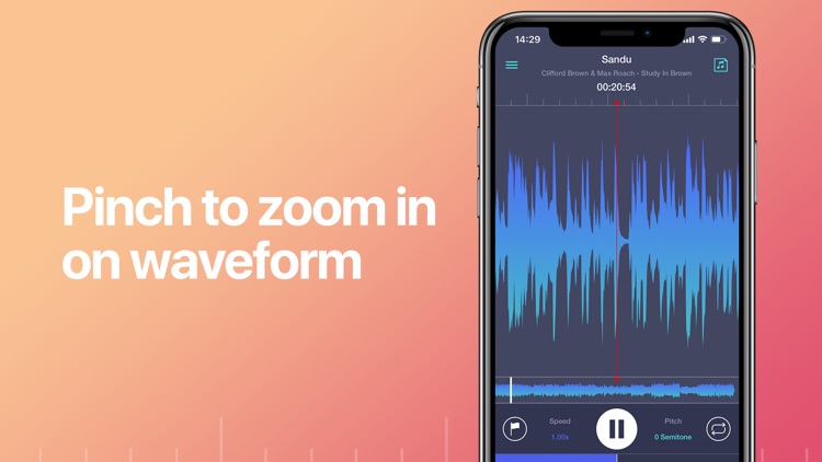 Transcribe+ Slow Down Music