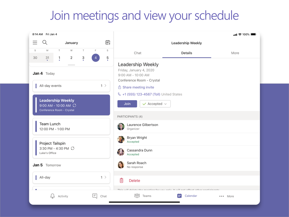 Microsoft Teams App for iPhone - Free Download Microsoft ...