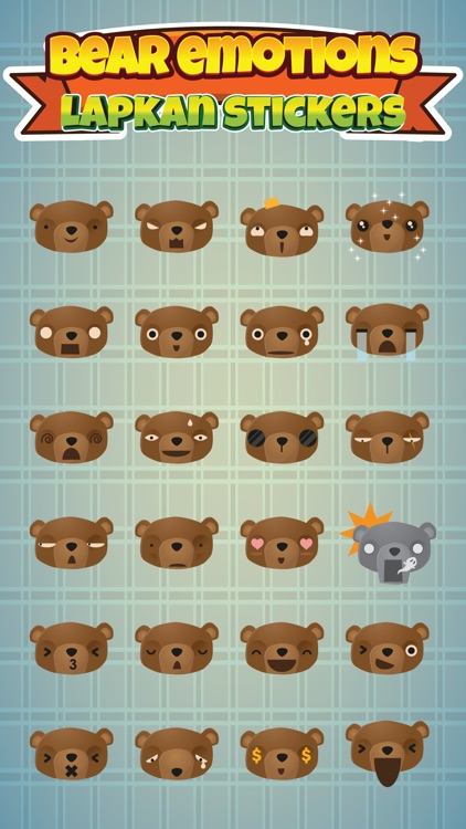 Sticker Me: Bear Faces