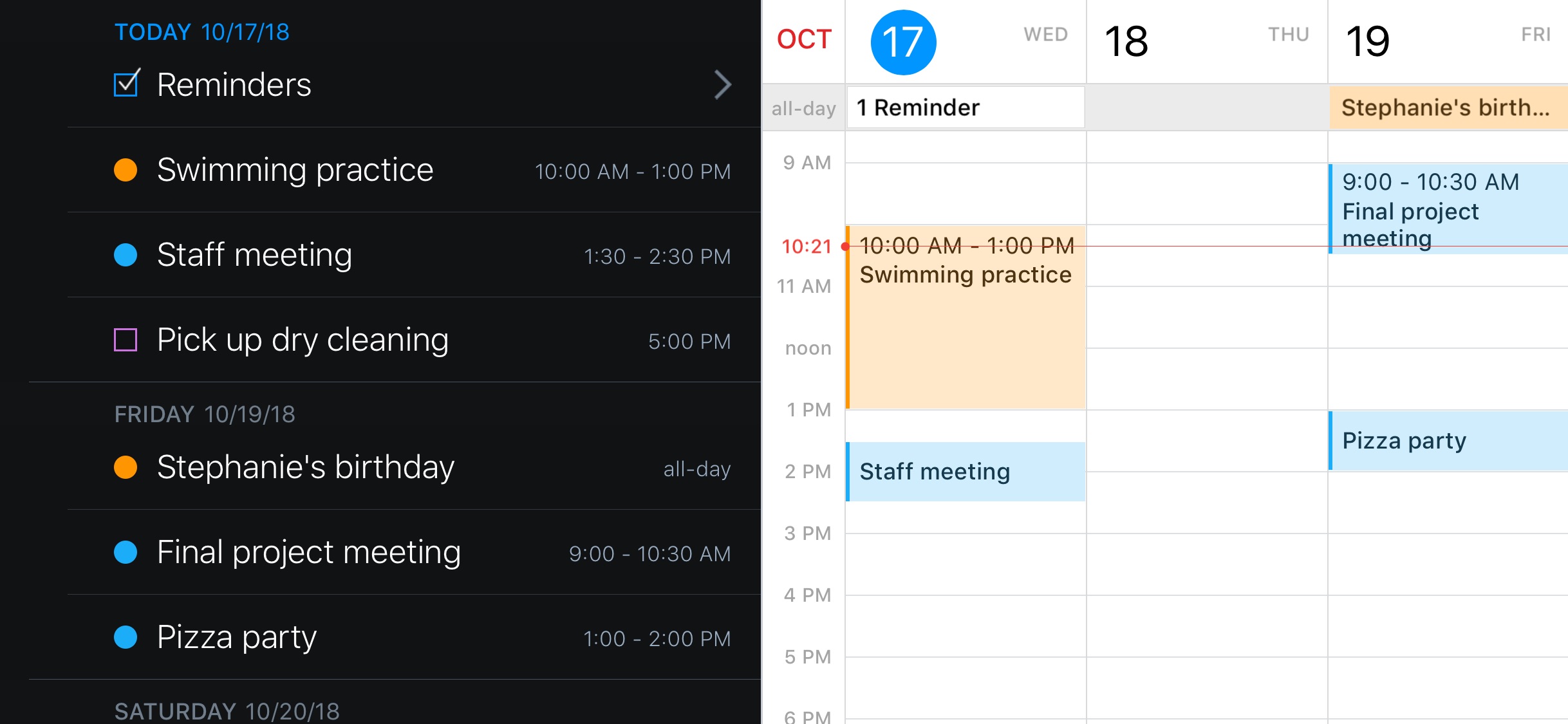 Screenshot do app Fantastical 2 for iPhone