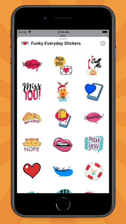 Funky Everyday Stickers screenshot-3