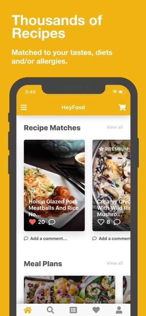 HeyFood Meal Planner & Recipes