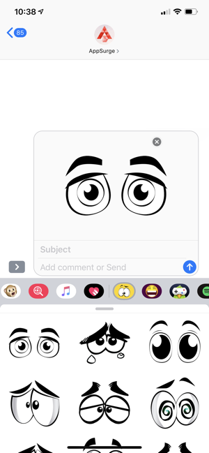 Crazy Eyes - Cartoon Stickers(圖8)-速報App