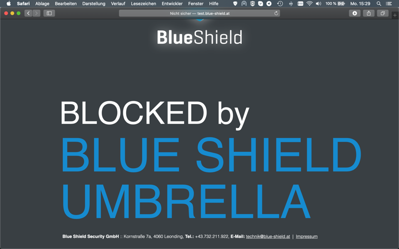 Blue Shield Umbrella Agent screenshot 2