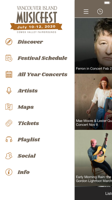 Vancouver Island MusicFest2020 screenshot 2