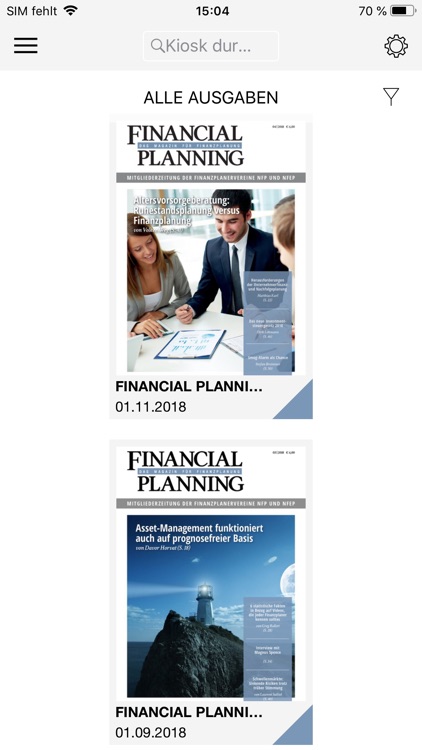 FINANCIAL PLANNING Magazin