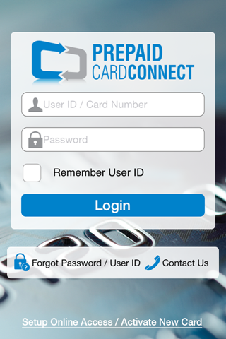 PrepaidCardConnect - náhled