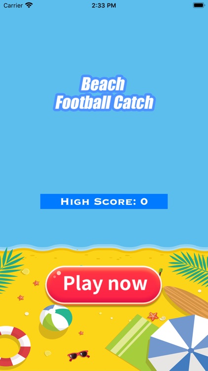 Beach Football Catch