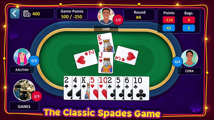 Spades: Casino Card Game screenshot-3