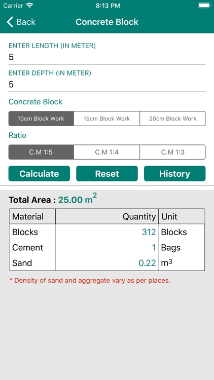 Civil Material Estimator screenshot-3