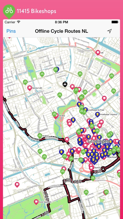 Offline Cycle Maps Netherlands screenshot-0