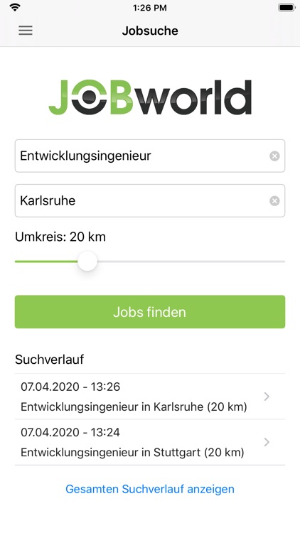 JOBworld Jobsuche