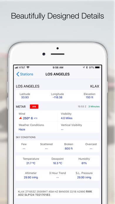 AeroWx Pro: METAR & TAF screenshot 2