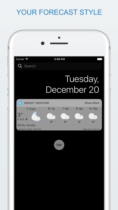 widget weather IPA Cracked for iOS Free Download