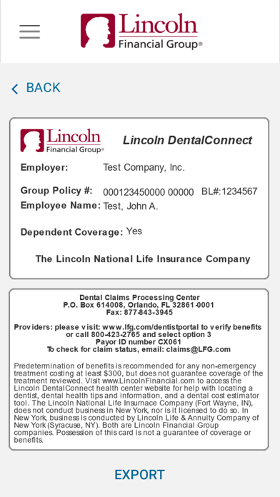 Lincoln Dental screenshot 2