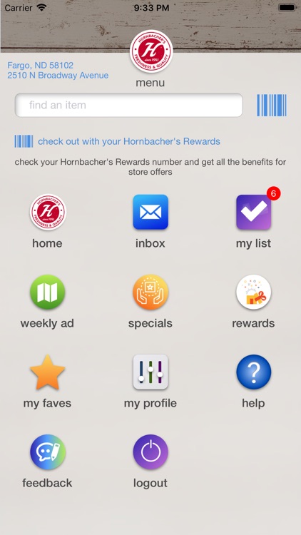 Hornbacher's Rewards