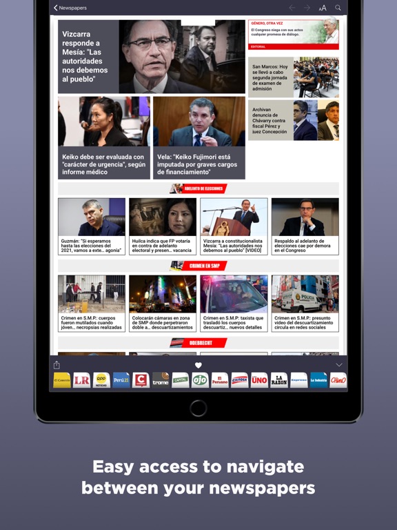 Periódicos Peruanos screenshot 2