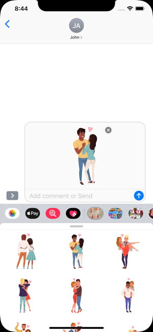 Adorable Couple Stickers HD(圖1)-速報App