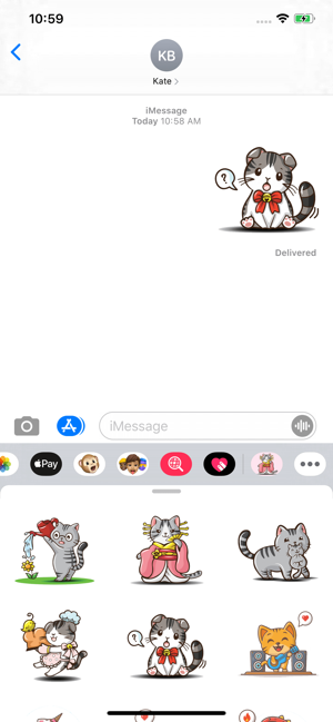 Meow Meow Kitten Stickers(圖3)-速報App