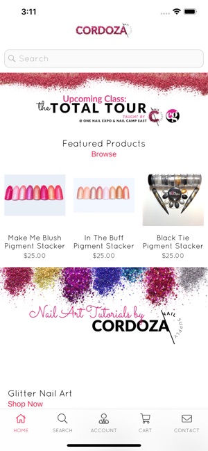 Cordoza Nail Supply App