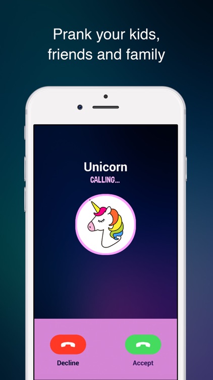 Unicorn - Fake Call screenshot-4