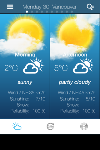Weather for Canada - náhled