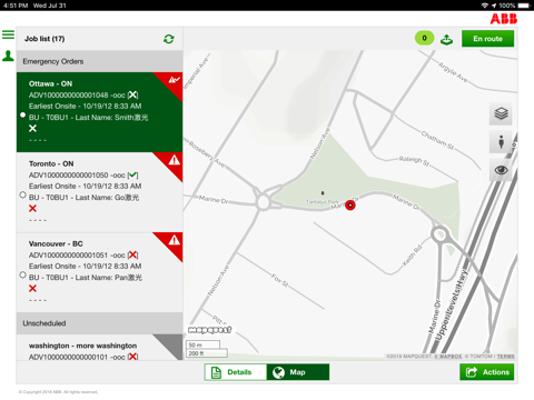 ABB Service Suite FieldWorker screenshot 2