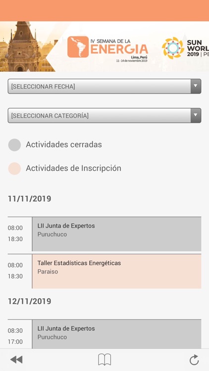 IV Semana Energía 2019 screenshot-3