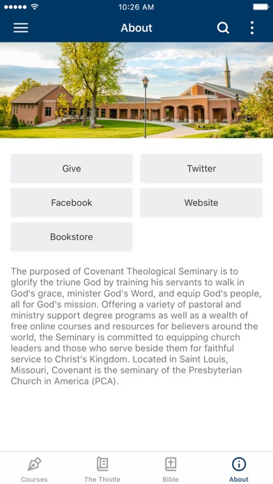 Covenant Seminary screenshot 3