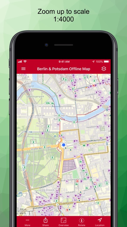 Berlin & Potsdam Offline Map screenshot-3