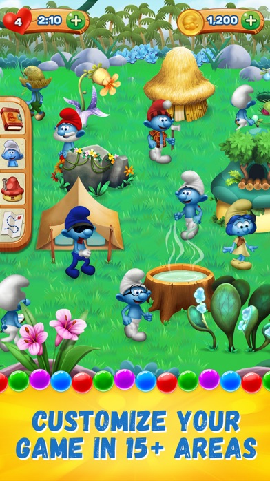 Smurfs Bubble Story Screenshot 4