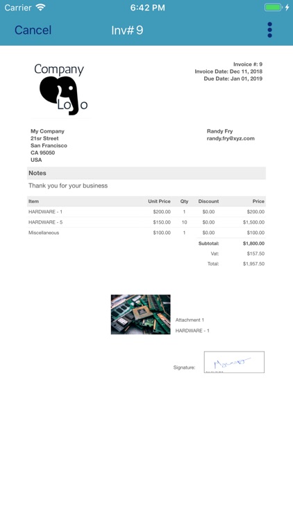 EZ Invoice - Simple Invoicing screenshot-4