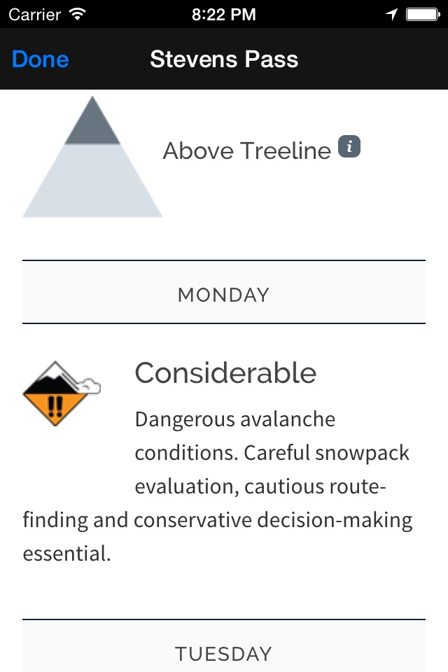 Avalanche Forecasts screenshot 3