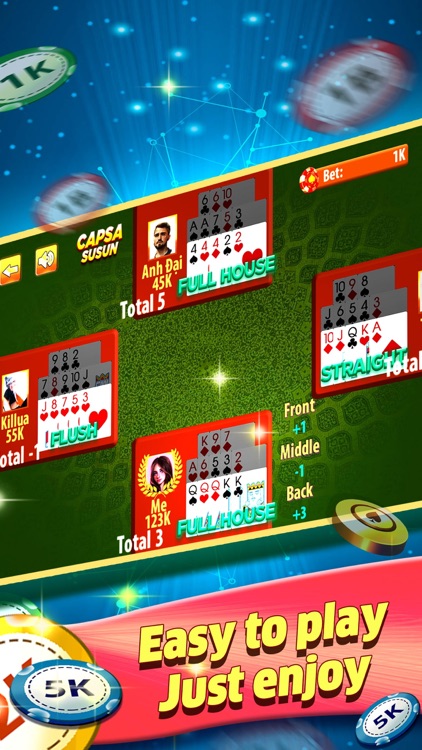 Capsa Susun - Chinese Poker screenshot-3