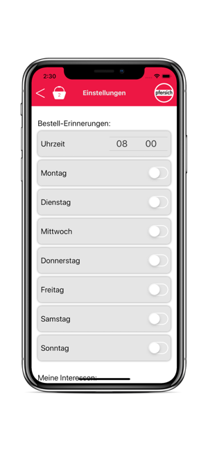 Pfersich Bestell-App(圖6)-速報App