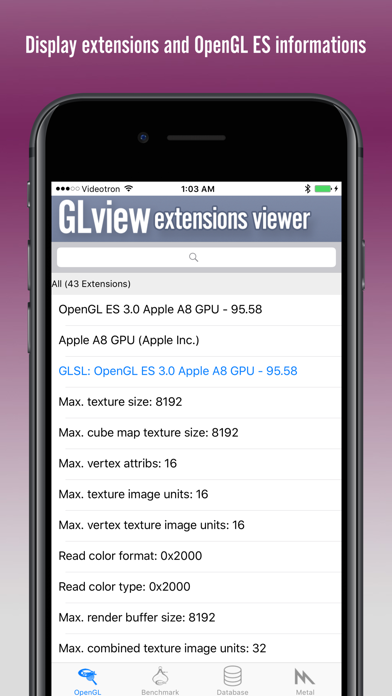 How to cancel & delete OpenGL Extensions Viewer from iphone & ipad 4