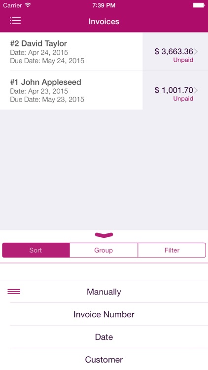 Invoice Center