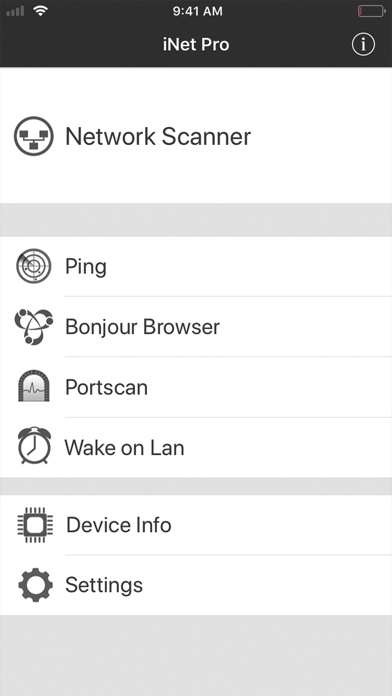 iNet Pro - Network scanner Screenshot 1